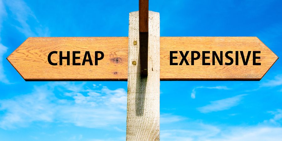 Cheap versus Expensive messages